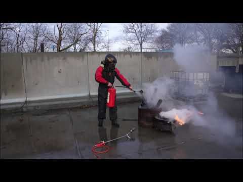 brand teori i skibe samt test af